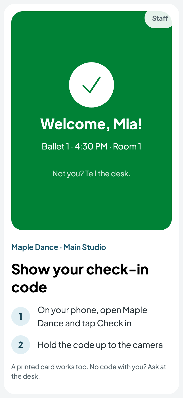 Welcome, Mia!