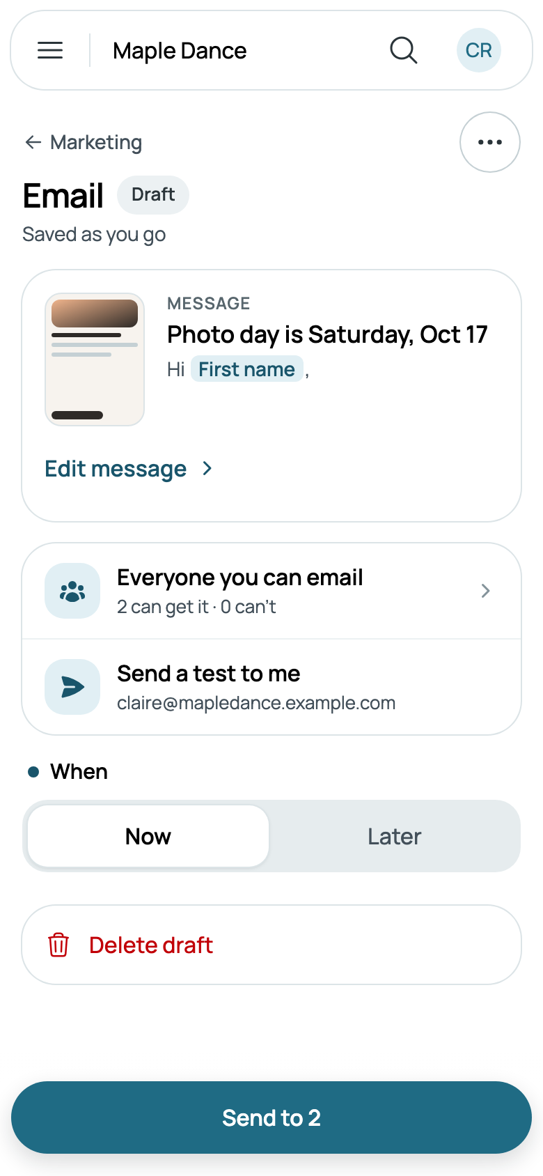 Photo day, to everyone you can email