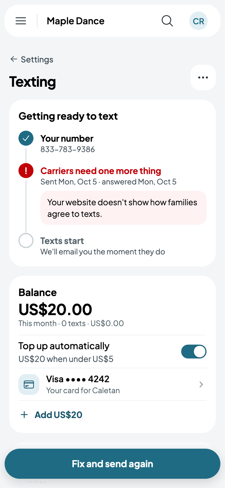 Carriers need one more thing