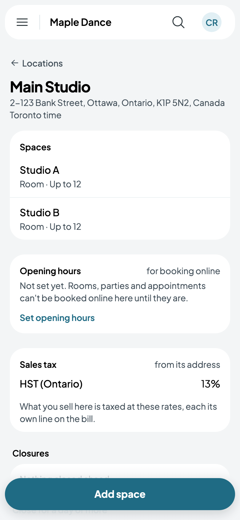 Studio A and Studio B